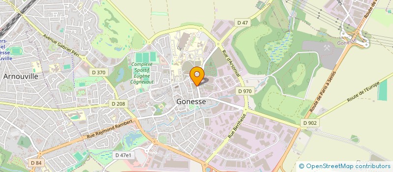 localisation de l'entreprise MONSIEUR MEHDI SERBIS à GONESSE