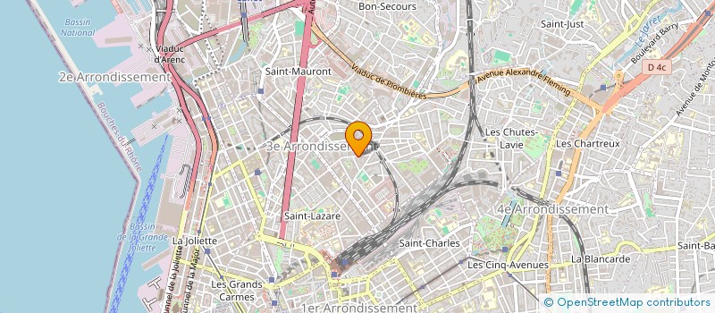 localisation de l'entreprise MONSIEUR MEHDI SERJAM à MARSEILLE