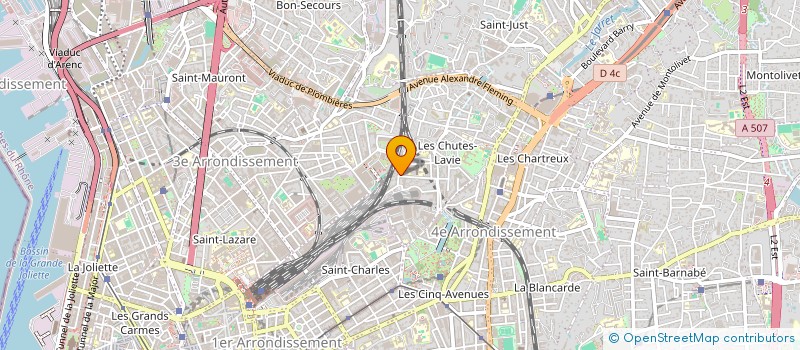 localisation de l'entreprise MONSIEUR MEHDI SIMUNOVIC à MARSEILLE