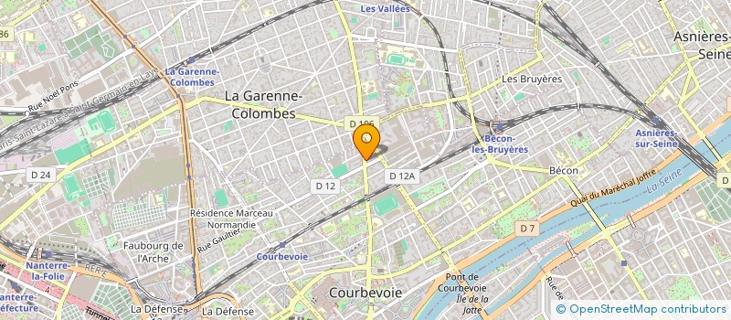 localisation de l'entreprise MONSIEUR MEHDI SLITINI à COURBEVOIE