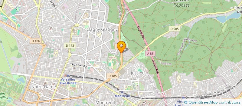 localisation de l'entreprise MONSIEUR MEHDI SMAILLOU  VERSAILLES
