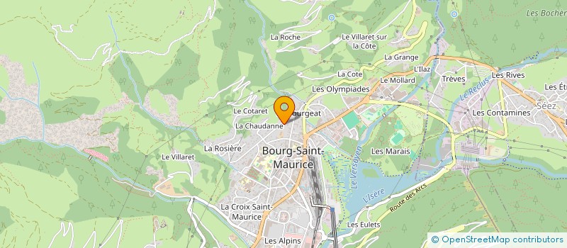 localisation de l'entreprise MONSIEUR MEHDI SOUAKRIA  BOURG-SAINT-MAURICE