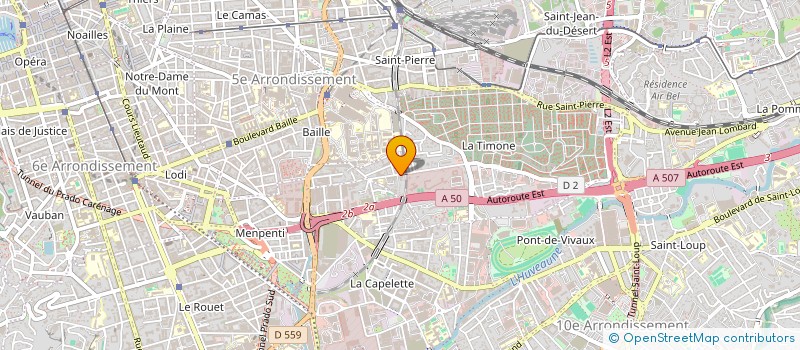 localisation de l'entreprise MONSIEUR MEHDI SOUALEM  MARSEILLE