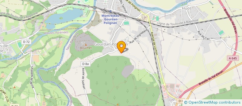 localisation de l'entreprise MONSIEUR MEHDI SUTRA  GOURDAN-POLIGNAN