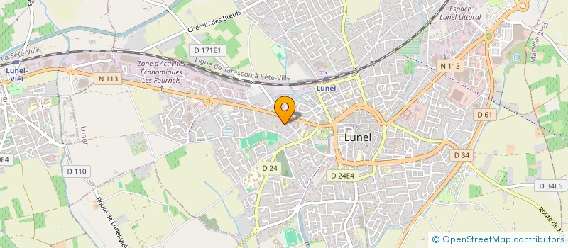 localisation de l'entreprise MONSIEUR MEHDI TAFRAOUI à LUNEL