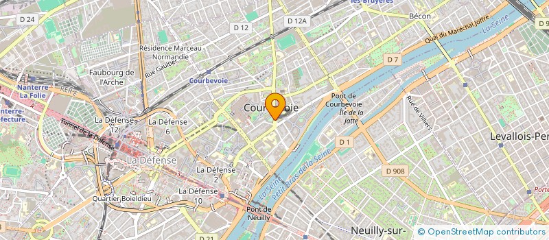 localisation de l'entreprise MONSIEUR MEHDI TAOUILLE à COURBEVOIE