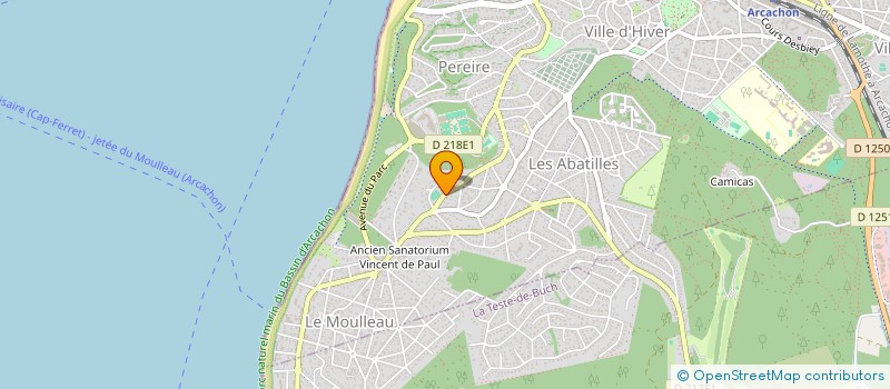 localisation de l'entreprise MONSIEUR MEHDI TAVARES à ARCACHON
