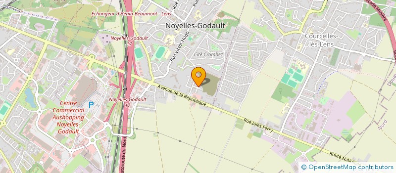 localisation de l'entreprise MONSIEUR MEHDI TELHAOUI  NOYELLES-GODAULT