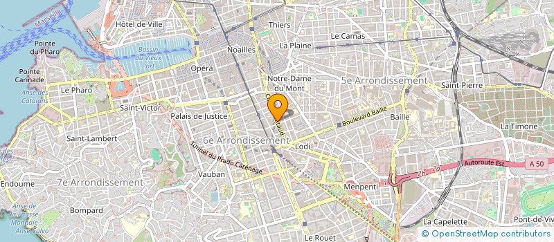 localisation de l'entreprise MONSIEUR MEHDI TIBOURTINE  MARSEILLE