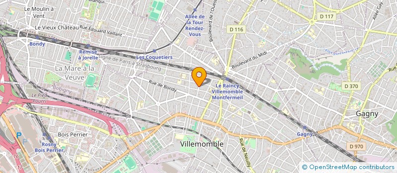 localisation de l'entreprise MONSIEUR MEHDI TOUMI à VILLEMOMBLE