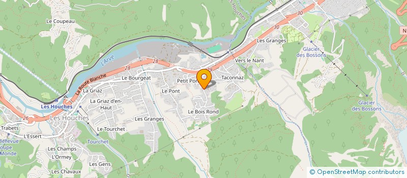 localisation de l'entreprise MONSIEUR MEHDI VAN HAVER  LES HOUCHES