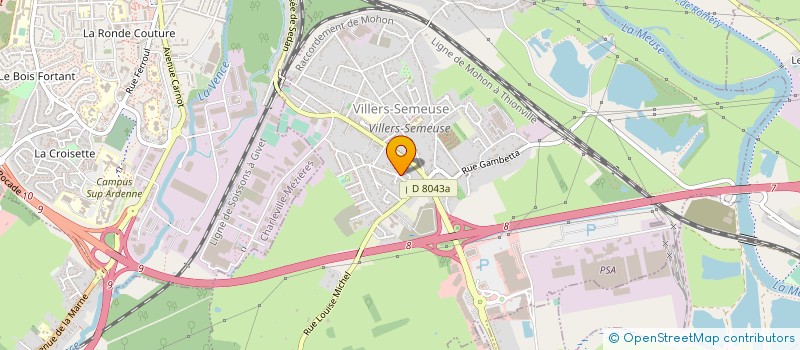 localisation de l'entreprise MONSIEUR MEHDI VANNET  VILLERS-SEMEUSE