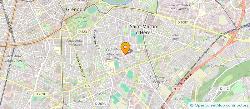 localisation de l'entreprise MONSIEUR MEHDI WAHID à GRENOBLE