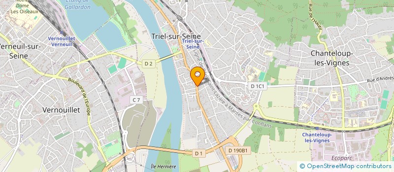 localisation de l'entreprise MONSIEUR MEHDI YACOUBI à TRIEL-SUR-SEINE