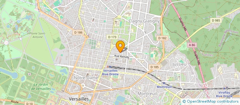 localisation de l'entreprise MONSIEUR MEHDI YAHI à VERSAILLES