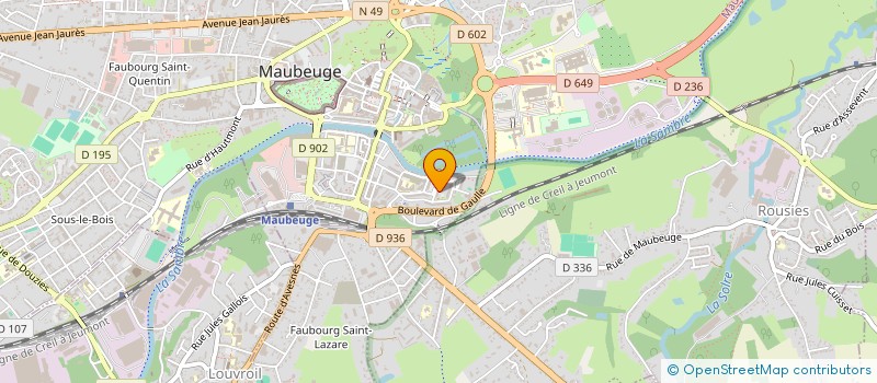 localisation de l'entreprise MONSIEUR MEHDI YAKOUBI  MAUBEUGE