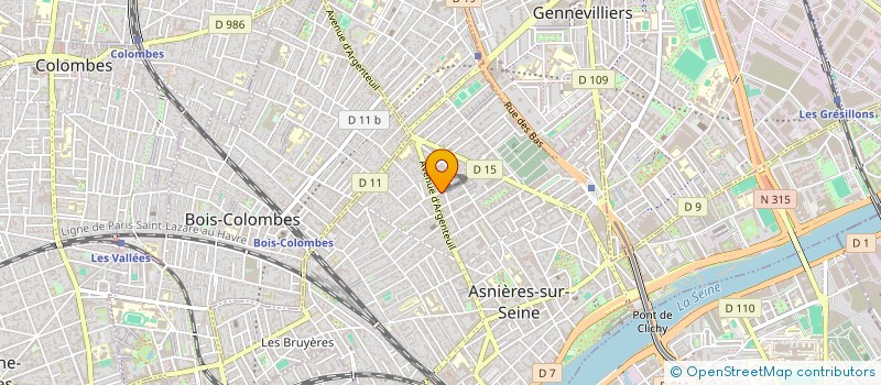 localisation de l'entreprise MONSIEUR MEHDI ZAKI  ASNIERES-SUR-SEINE