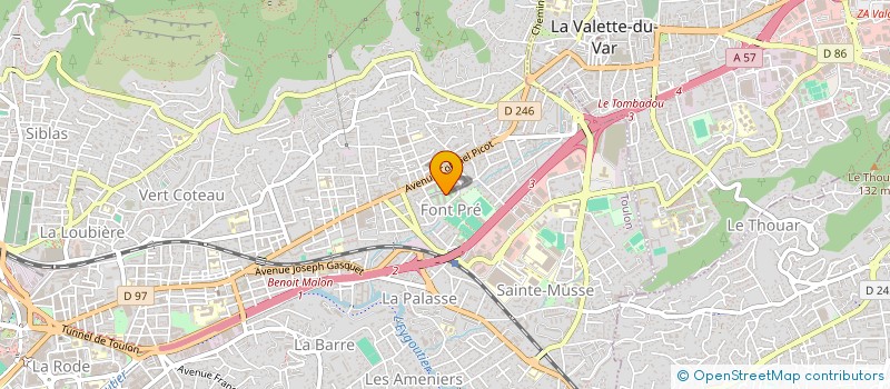 localisation de l'entreprise MONSIEUR MEHDI ZAMOURI  TOULON