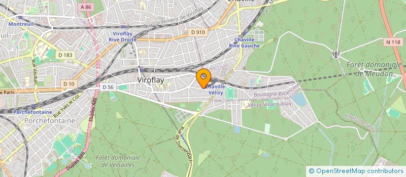 localisation de l'entreprise MONSIEUR MEHDI ZAOUI  VIROFLAY