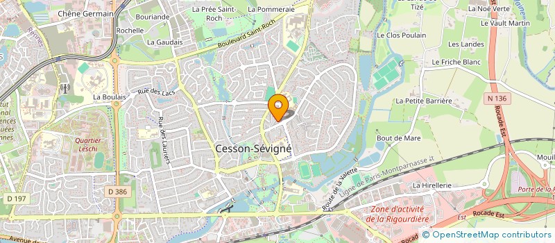 localisation de l'entreprise MONSIEUR MEHDI ZENATI  CESSON-SEVIGNE