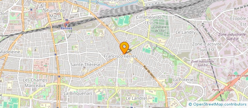 localisation de l'entreprise MONSIEUR MEHDI ZEROUAL  RENNES