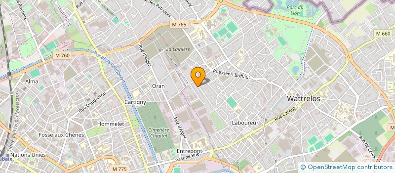 localisation de l'entreprise MONSIEUR MEHDI ZIDELMAL à WATTRELOS