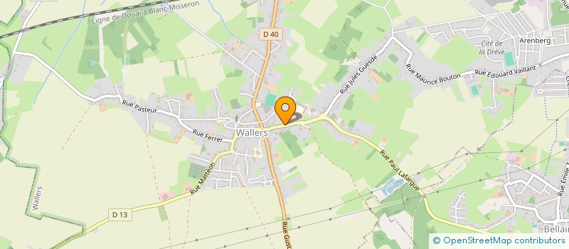 localisation de l'entreprise MONSIEUR MEHDY AGOUNIZERA  WALLERS