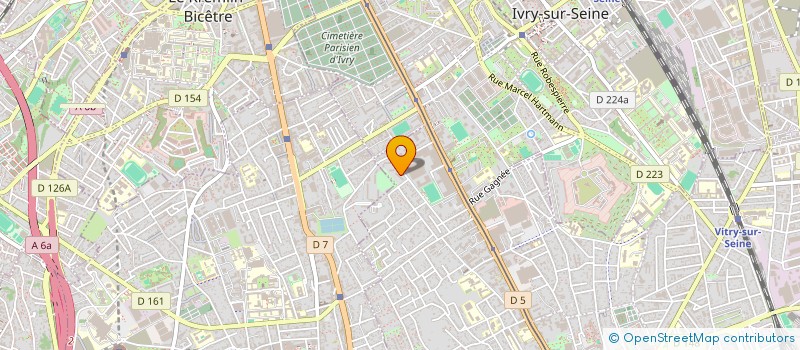 localisation de l'entreprise MONSIEUR MEHDY BELKHIR  VITRY-SUR-SEINE