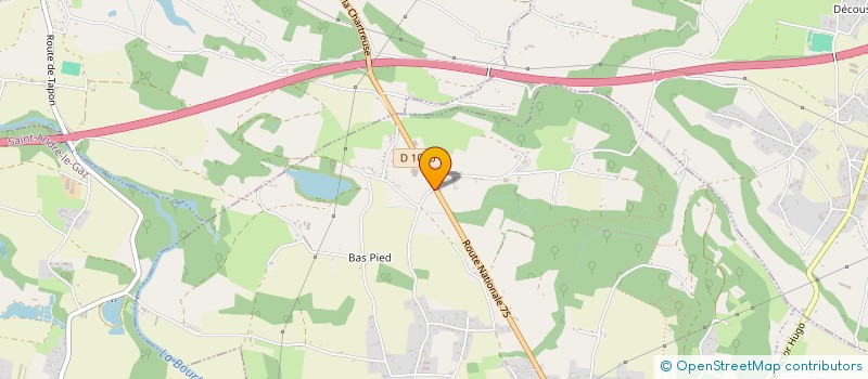 localisation de l'entreprise MONSIEUR MEHDY BOUAZIZ  LES ABRETS-EN-DAUPHINE