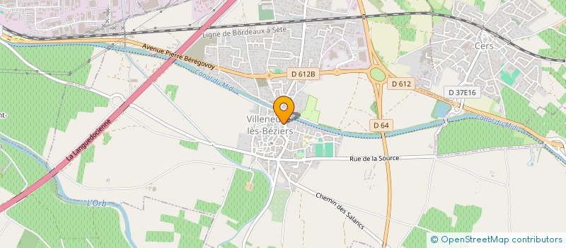 localisation de l'entreprise MONSIEUR MEHDY BOUCHAREB à VILLENEUVE-LES-BEZIERS