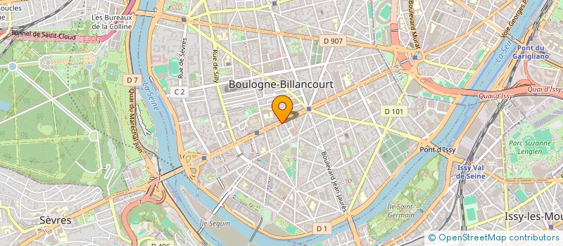 localisation de l'entreprise MONSIEUR MEHDY BOUSSAAD à BOULOGNE-BILLANCOURT