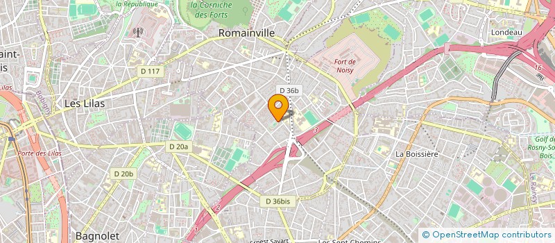 localisation de l'entreprise MONSIEUR MEHDY CHEBLI à ROMAINVILLE