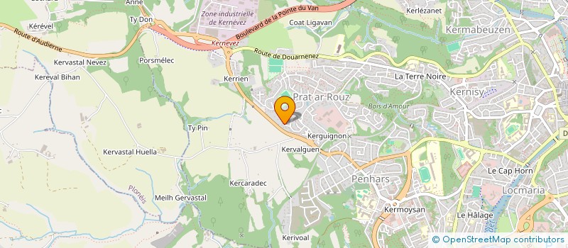 localisation de l'entreprise MONSIEUR MEHDY CHOUF à QUIMPER