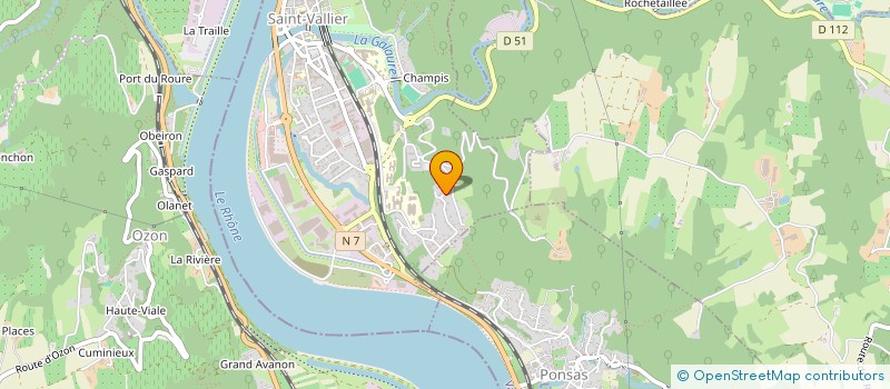 localisation de l'entreprise MONSIEUR MEHDY HARTNAGEL  SAINT-VALLIER