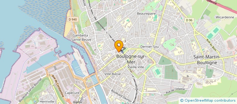 localisation de l'entreprise MONSIEUR MEHDY KNIS  BOULOGNE-SUR-MER