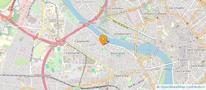 localisation de l'entreprise MONSIEUR MEHDY-MATTEO DIBANE  TOULOUSE