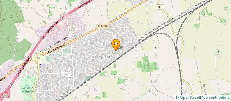 localisation de l'entreprise MONSIEUR MEHDY OUAMANE  MARGUERITTES