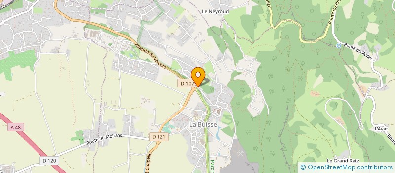 localisation de l'entreprise MONSIEUR MEHDY SAEZ  LA BUISSE