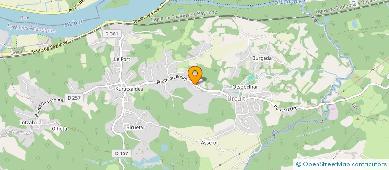 localisation de l'entreprise MONSIEUR MEHDY SAIM  URCUIT