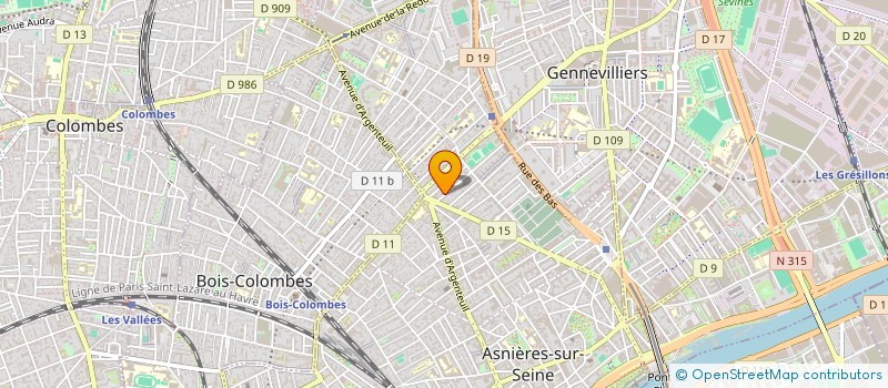 localisation de l'entreprise MONSIEUR MEHDY TAMIM  ASNIERES-SUR-SEINE