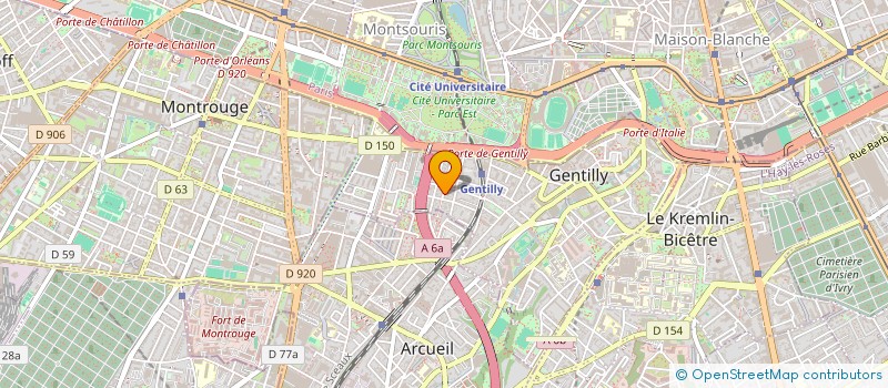 localisation de l'entreprise MONSIEUR MEHEDI HASAN  GENTILLY