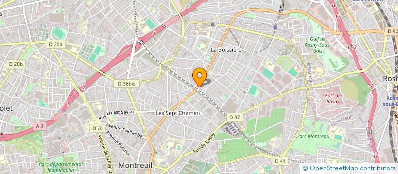localisation de l'entreprise MONSIEUR MEHEDI TRAORE à MONTREUIL