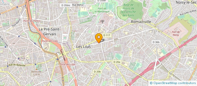 localisation de l'entreprise MONSIEUR MEHENNA GOUDJIL à LES LILAS