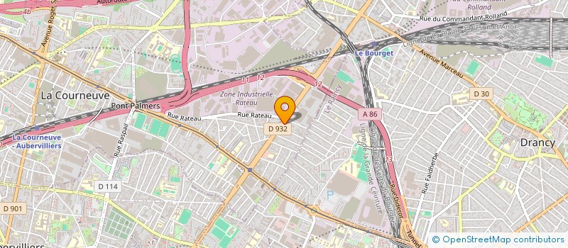 localisation de l'entreprise MONSIEUR MEHENNA KEJAT à LA COURNEUVE