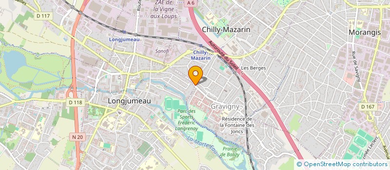 localisation de l'entreprise MONSIEUR MEHENNA KHERROUB à CHILLY-MAZARIN