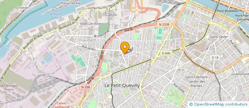 localisation de l'entreprise MONSIEUR MEHER EL FEKIR à LE PETIT-QUEVILLY