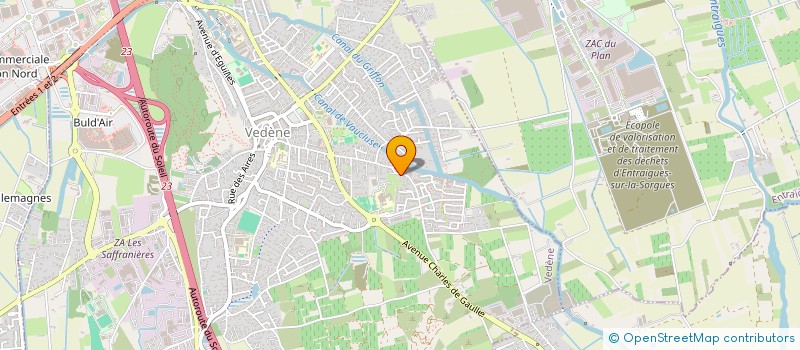 localisation de l'entreprise MONSIEUR MEHIDDINE ADJEB  VEDENE