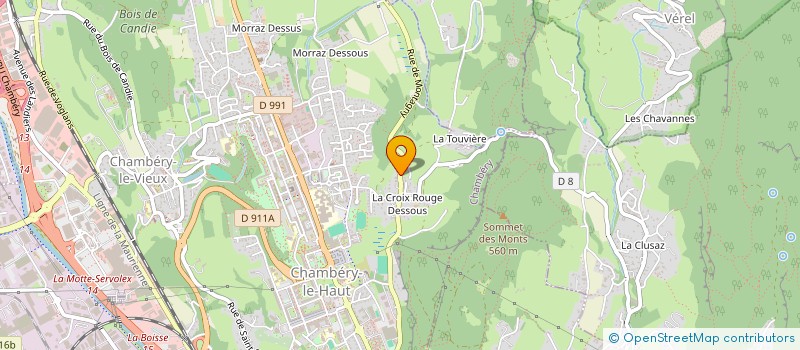 localisation de l'entreprise MONSIEUR MEHIEL ROUGET à CHAMBERY