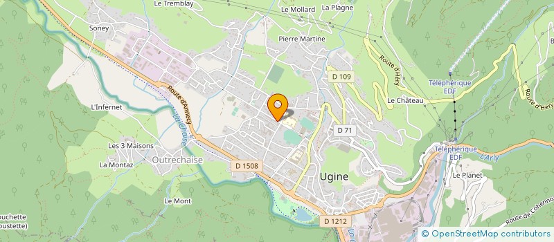 localisation de l'entreprise MONSIEUR MEHMET ACAR à UGINE