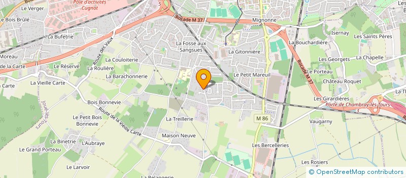 localisation de l'entreprise MONSIEUR MEHMET AKGUN  JOUE-LES-TOURS